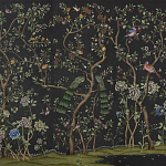 Обои ручная роспись St Laurent Casino metallic silk варинант исполнения - 3 | Loft Concept в Грозном