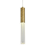 Подвесной светильник латунь Dew Drops Tube Brass Hanging Lamp варинант исполнения - 1 | Loft Concept в Грозном