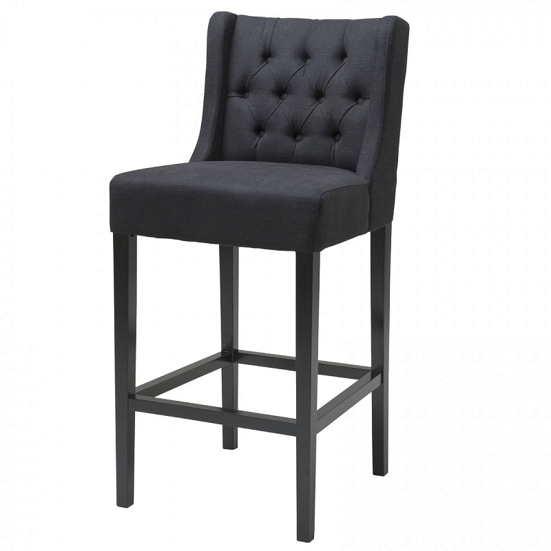 Барный стул Eichholtz Bar Stool Lancaster Черный Барный стул Eichholtz Bar Stool Lancaster Черный в Грозном | Loft Concept
