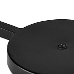 Настольная лампа с черным каркасом и белым тканевым абажуром в форме конуса Stylish Solution варинант исполнения - 2 | Loft Concept в Грозном