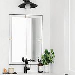 Зеркало прямоугольное в черной раме Gwendelyn варинант исполнения - 3 | Loft Concept в Грозном