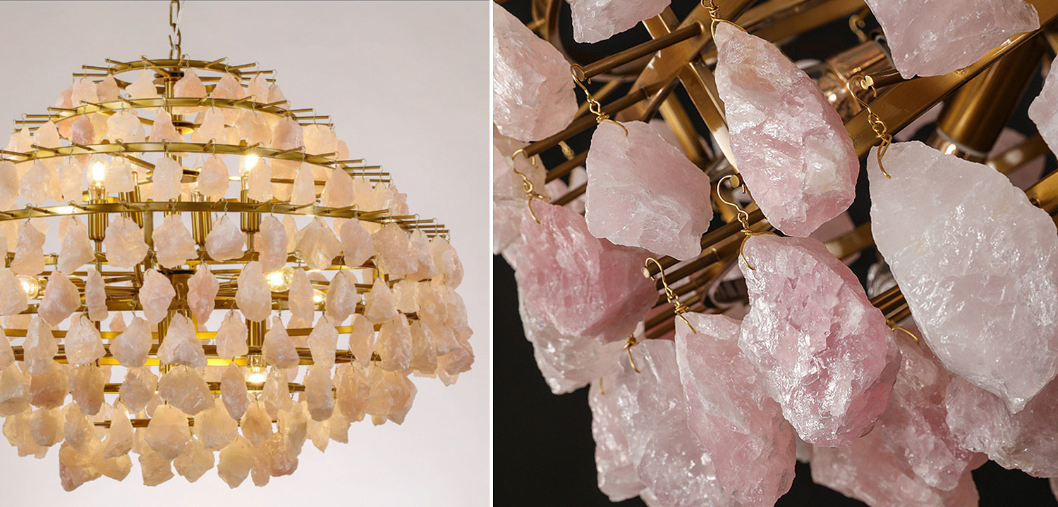 Hardis Pink stone Chandelier 82 Hardis Pink stone Chandelier 82 - Loft-Concept в Грозном