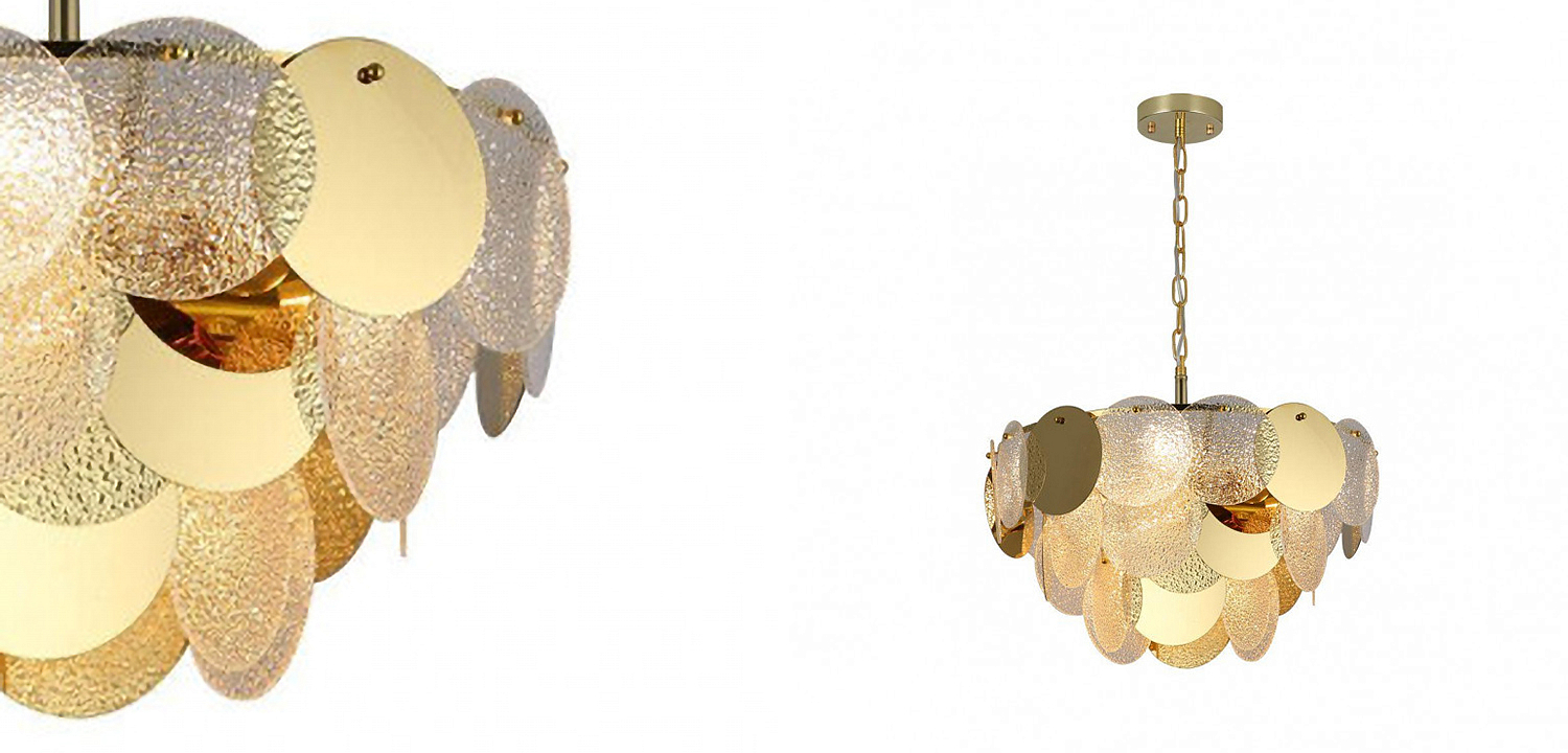 Люстра Gaetano Chandelier gold Люстра Gaetano Chandelier gold - Loft-Concept в Грозном