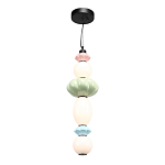 Подвесной светильник фигурный с керамическими элементами 24W LED Fragrant Light варинант исполнения - 4 | Loft Concept в Грозном