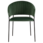 Стул в велюре зеленого цвета Horizon варинант исполнения - 2 | Loft Concept в Грозном