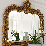 Зеркало настенное в ажурной раме в стиле барокко Ornate Ornaments варинант исполнения - 1 | Loft Concept в Грозном