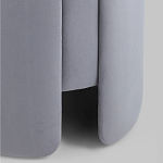 Пуф Alice Poof Grey Серый велюр варинант исполнения - 3 | Loft Concept в Грозном