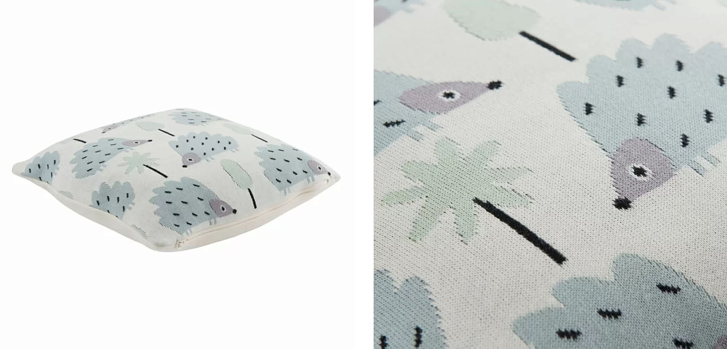 Подушка Blue Hedgehogs Подушка Blue Hedgehogs - Loft-Concept в Грозном
