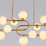 Люстра подвесная с белыми лампами в форме шара Flute варинант исполнения - 2 | Loft Concept в Грозном