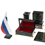 Настольный письменный набор из нефрита в подарочной коробке Victorious варинант исполнения - 7 | Loft Concept в Грозном