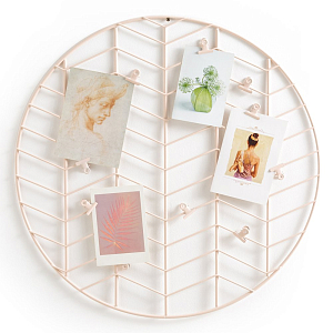 Рамка металлическая в розовой расцветке Memory