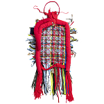 Настенный ковер разноцветный из одежды Heart варинант исполнения - 1 | Loft Concept в Грозном