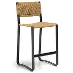 Дизайнерский стул с каркасом из металла с плетеными сиденьем и спинкой GREEN POINT Chair варинант исполнения - 13 | Loft Concept в Грозном