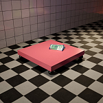 Дизайнерский кофейный стол на круглых ножках Poltronova T02 Pink Coffee Table варинант исполнения - 5 | Loft Concept в Грозном