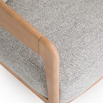 Кресло с каркасом из массива ясеня Deniaud Ash Grey Armchair варинант исполнения - 5 | Loft Concept в Грозном