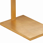 Торшер с прямоугольным абажуром на золотом металлическом каркасе Rectangular Plane  варинант исполнения - 3 | Loft Concept в Грозном