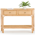 Консоль из плетеного ротанга с ящиками Armelle Rattan Console варинант исполнения - 1 | Loft Concept в Грозном