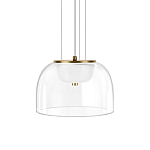 Подвесной светильник с куполообразным прозрачным стеклянным плафоном Grada Light варинант исполнения - 1 | Loft Concept в Грозном