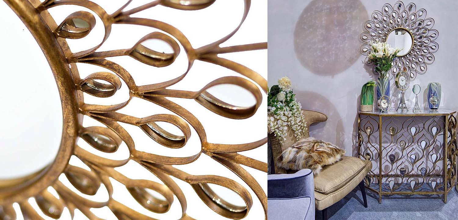 Зеркало Mirror Peacock Feathers Зеркало Mirror Peacock Feathers - Loft-Concept в Грозном