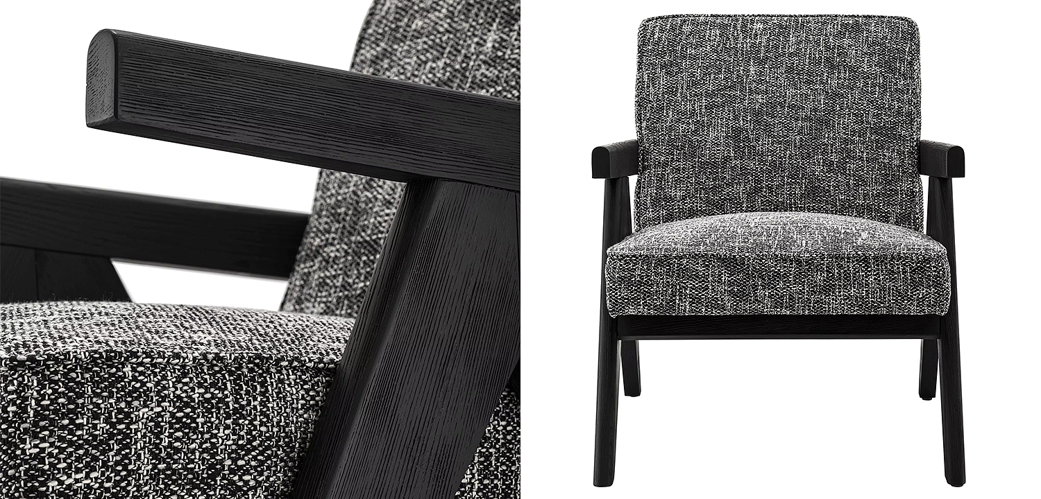Кресло Eichholtz Chair Greta Черный Кресло Eichholtz Chair Greta Черный - Loft-Concept в Грозном