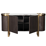 Комод  округлой формы с дверцами Chest of Precious Breed варинант исполнения - 1 | Loft Concept в Грозном