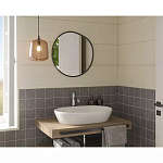 Зеркало круглое с асимметрией Light Reflection варинант исполнения - 1 | Loft Concept в Грозном