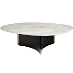 Стол журнальный овальный с контрастным основанием Subsequence варинант исполнения - 1 | Loft Concept в Грозном