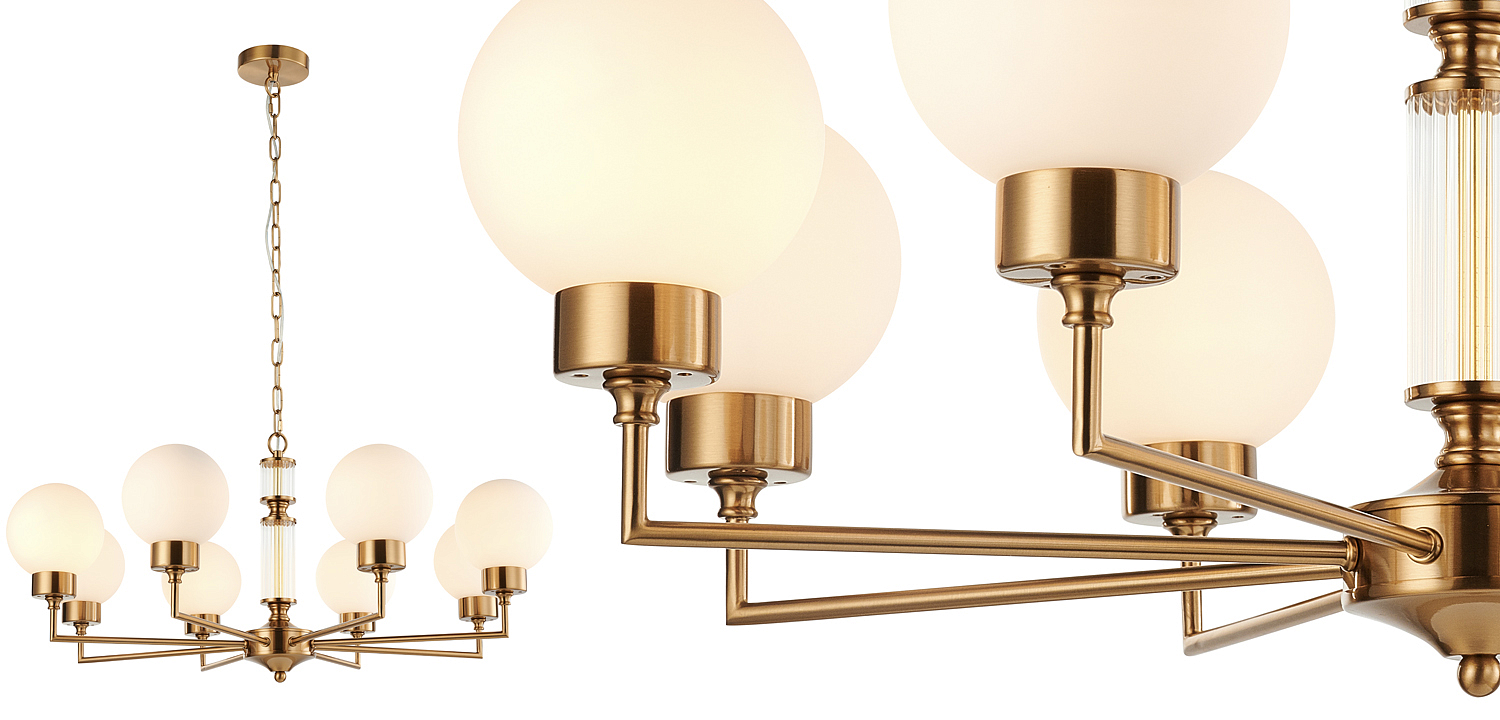 Люстра Zibille Chandelier Brass 78 Люстра Zibille Chandelier Brass 78 - Loft-Concept в Грозном