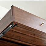 Стол рабочий округлой формы с 3-мя ящиками  Working Moonnut Table варинант исполнения - 4 | Loft Concept в Грозном