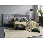 Кровать с большим мягким изголовьем Unity Grey Bed варинант исполнения - 4 | Loft Concept в Грозном