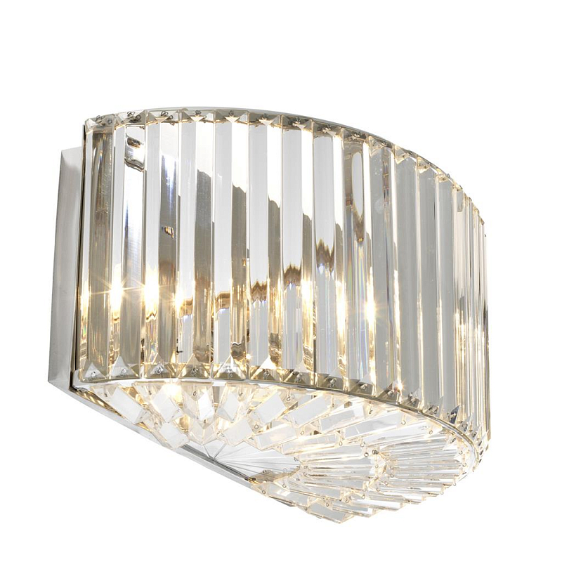 Бра Wall Lamp Infinity Nickel Никель Прозрачное Стекло Бра Wall Lamp Infinity Nickel Никель Прозрачное Стекло в Грозном | Loft Concept