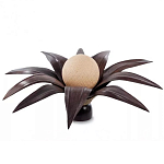 Настольная лампа черная INDONESIAN LAMPS варинант исполнения - 1 | Loft Concept в Грозном