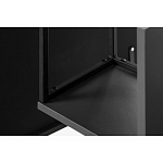 Полка навесная открытая цвета графит Strict Lines  варинант исполнения - 7 | Loft Concept в Грозном