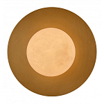 Бра круглое с плафоном из натурального камня на латунном основании Cryptocrystalline Stone варинант исполнения - 2 | Loft Concept в Грозном