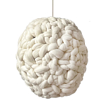 Светильник вязаный из шерсти Wool Oval варинант исполнения - 3 | Loft Concept в Грозном