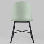 Стул из прочного пластика на металлическом основании Anora Green  варинант исполнения - 4 | Loft Concept в Грозном