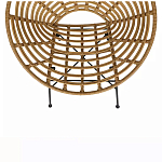 Стул круглый с ротанговым плетением Round Wicker Stool варинант исполнения - 7 | Loft Concept в Грозном