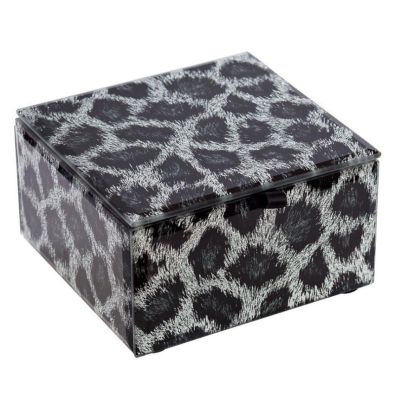 Шкатулка Snow Leopard Cube Серый Шкатулка Snow Leopard Cube Серый в Грозном | Loft Concept