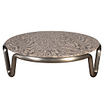Стол журнальный круглый с узором Table Hypontic Pattern варинант исполнения - 1 | Loft Concept в Грозном