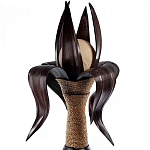 Настольная лампа черная INDONESIAN LAMPS 1 варинант исполнения - 2 | Loft Concept в Грозном