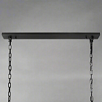 Люстра с черным каркасом и абажуром из прямоугольных мраморных панелей Calling to Shine варинант исполнения - 1 | Loft Concept в Грозном