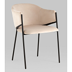 Стул Brace велюр молочный варинант исполнения - 1 | Loft Concept в Грозном