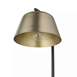 Торшер на изогнутом основании в сочетании черного и золотистого цвета Stable Base варинант исполнения - 3 | Loft Concept в Грозном