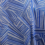Мебельная ткань Жаккард синий принт 140 см T2-132 варинант исполнения - 2 | Loft Concept в Грозном