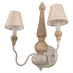 Бра с двумя конусовидными тканевыми абажурами Neighborhood варинант исполнения - 3 | Loft Concept в Грозном