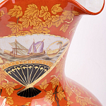 Ваза красного цвета с рисунком Chinoiserie Ceramics варинант исполнения - 2 | Loft Concept в Грозном