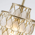 Подвесной светильник с декором из натуральной морской ракушки Iridescent Light варинант исполнения - 5 | Loft Concept в Грозном