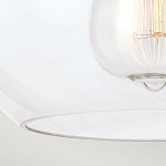 Потолочный светильник с шарообразным плафоном из прозрачного стекла Feiss варинант исполнения - 4 | Loft Concept в Грозном