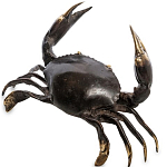 Статуэтка из бронзы в виде краба Animals Bronze варинант исполнения - 3 | Loft Concept в Грозном