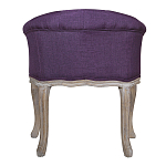 Кресло низкое в стиле прованс Louis French Armchair purple flax варинант исполнения - 3 | Loft Concept в Грозном